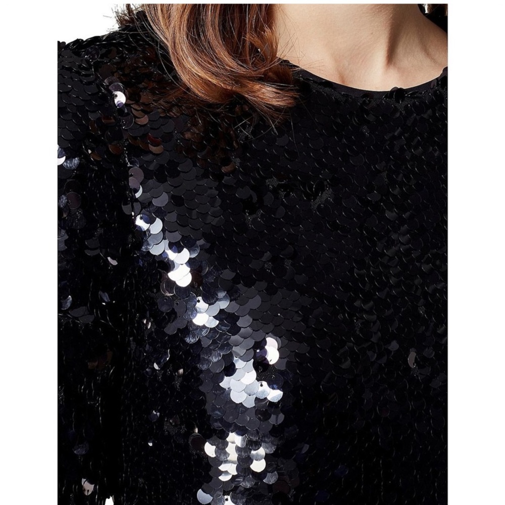 Stunning Black Sequined Karen Millen Dress✨ - Picture 3 of 8
